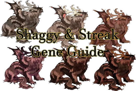 Shaggy U0026 Streak Gene Guide Guides Flight Rising Cartoon Png Streak Png