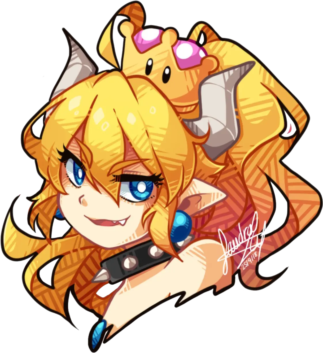 The Lewdest Bowsettes Fictional Character Png Bowsette Png
