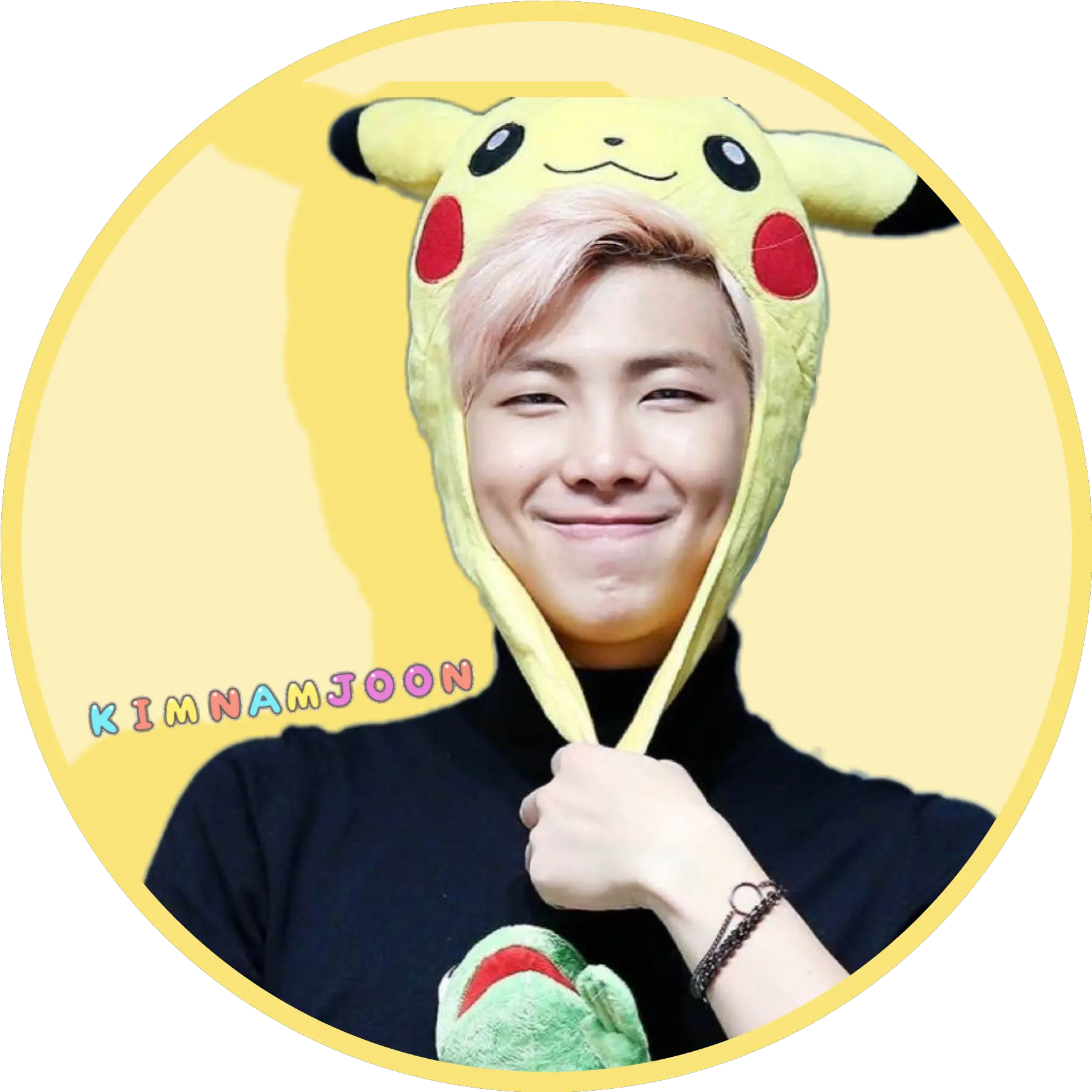 Kim Namjoon Rapmonster Yellow Rap Monster Cute Png Namjoon Png