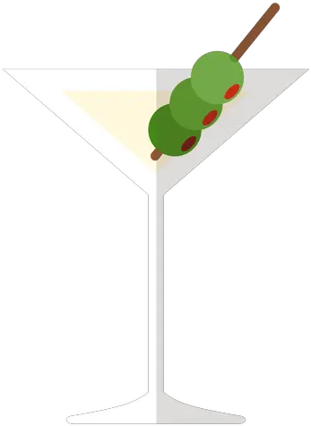 Cocktail Icon With Olives Transparent Png U0026 Svg Vector Martini Glass Martini Icon Png