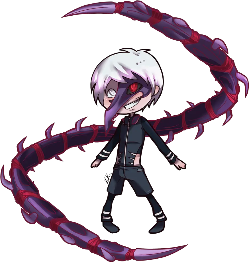 Centipede Kaneki Tried To Make Him Look Ken Kaneki Centipede Chibi Png Kaneki Transparent