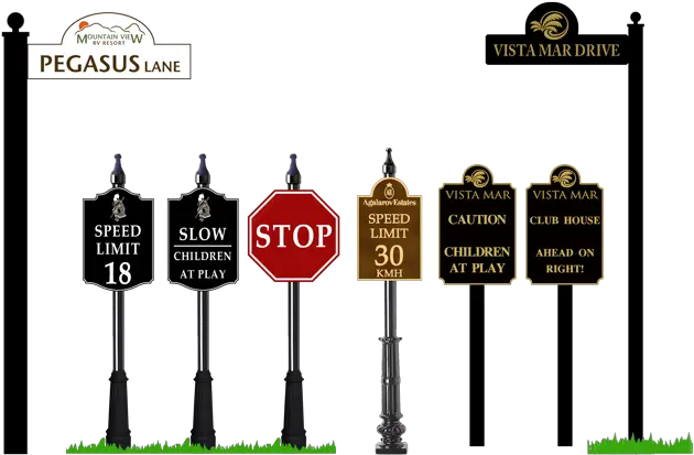 Download Rv Park Signs Picture Png Sign Post