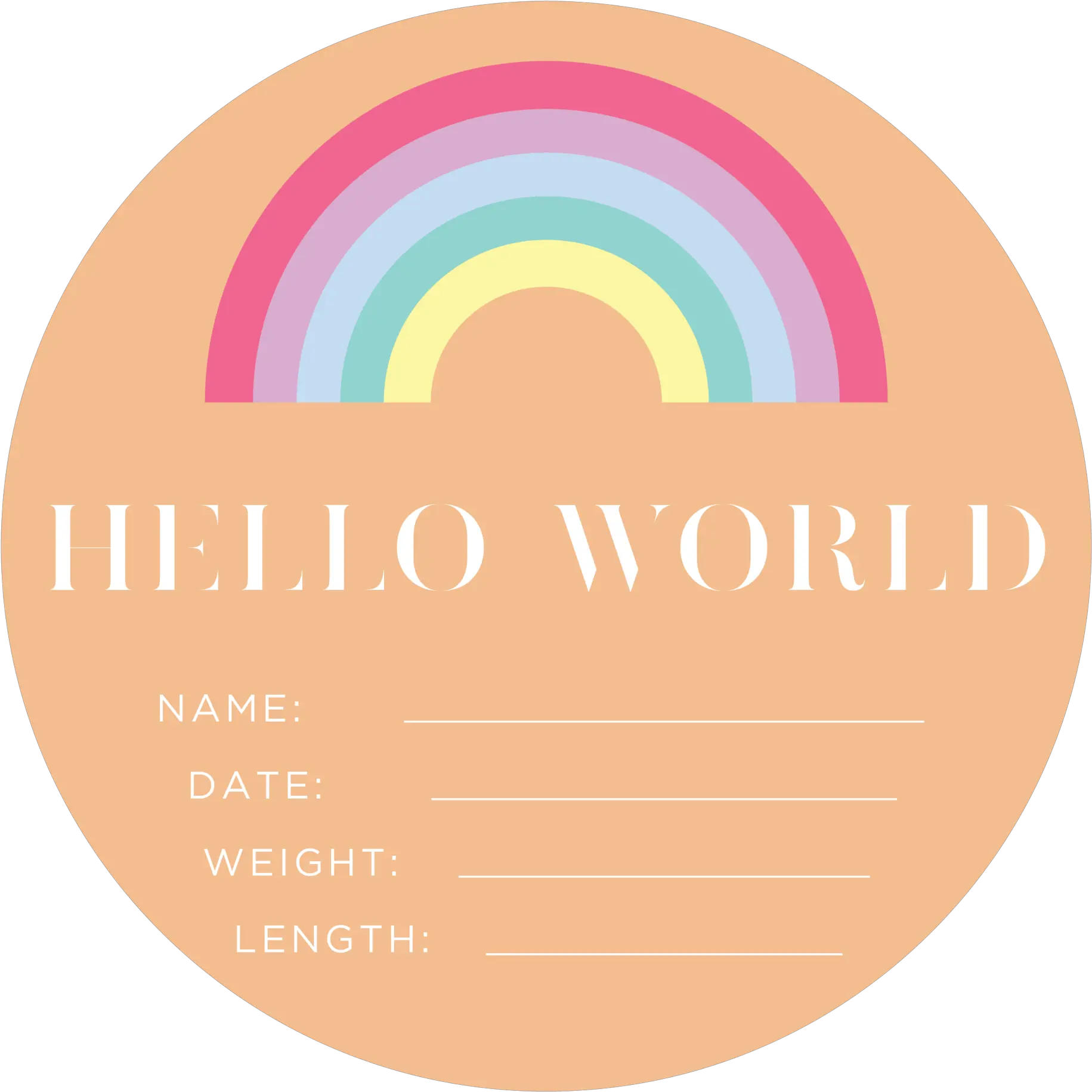 Rainbow Baby Announcement Plaque Color Gradient Png Etch A Sketch Logo