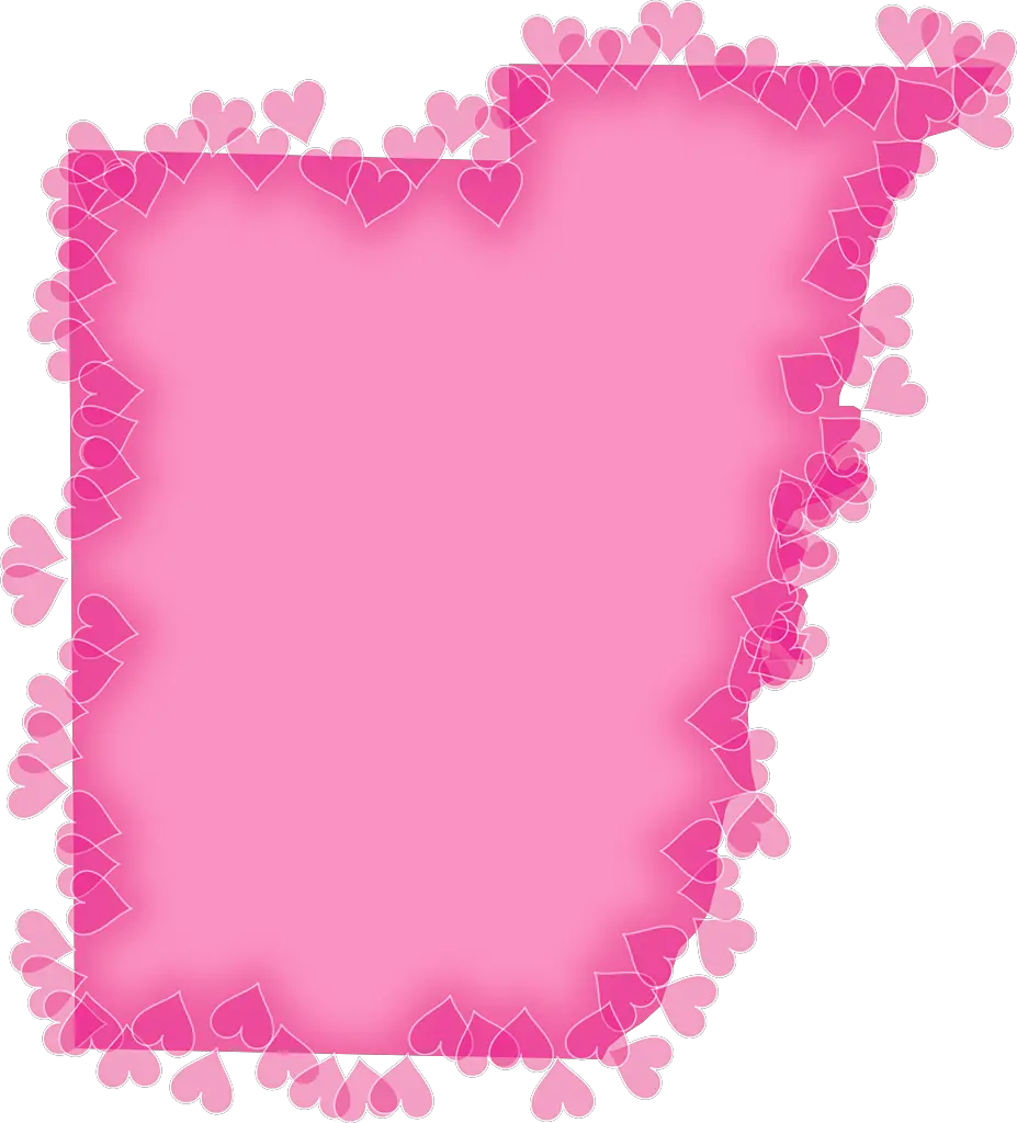 Calhoun Fun Style Maps 17 Lots Of Hearts Heart Png Fun Border Png