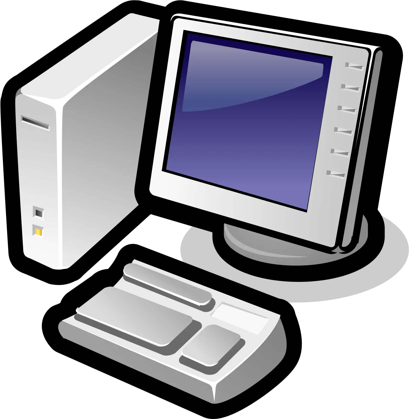 Computer Clip Thin Client Transparent Client Computer Png Client Png