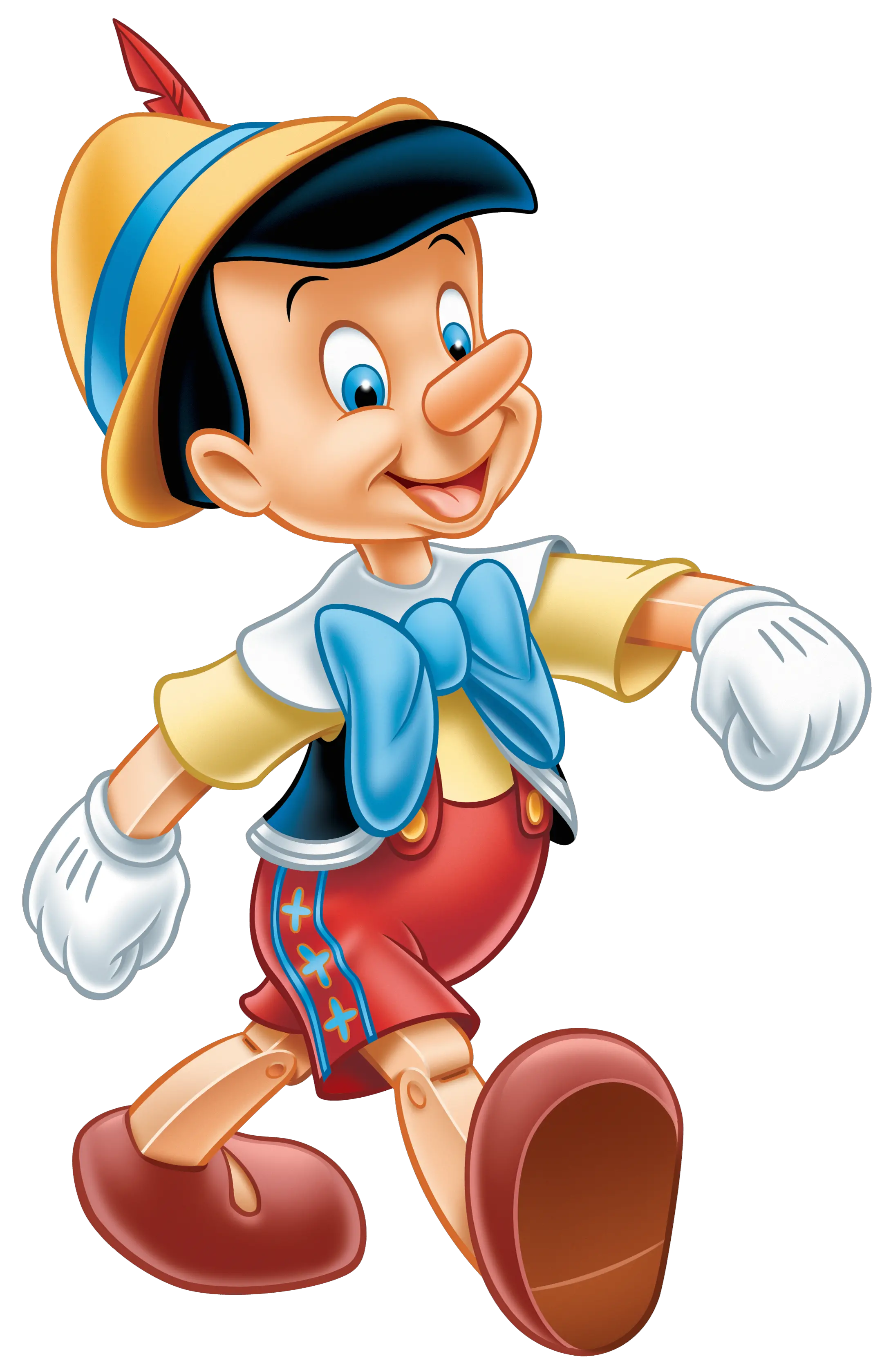Pinocchio Walking Happy Transparent Png Pinocchio Disney Pinocchio Png