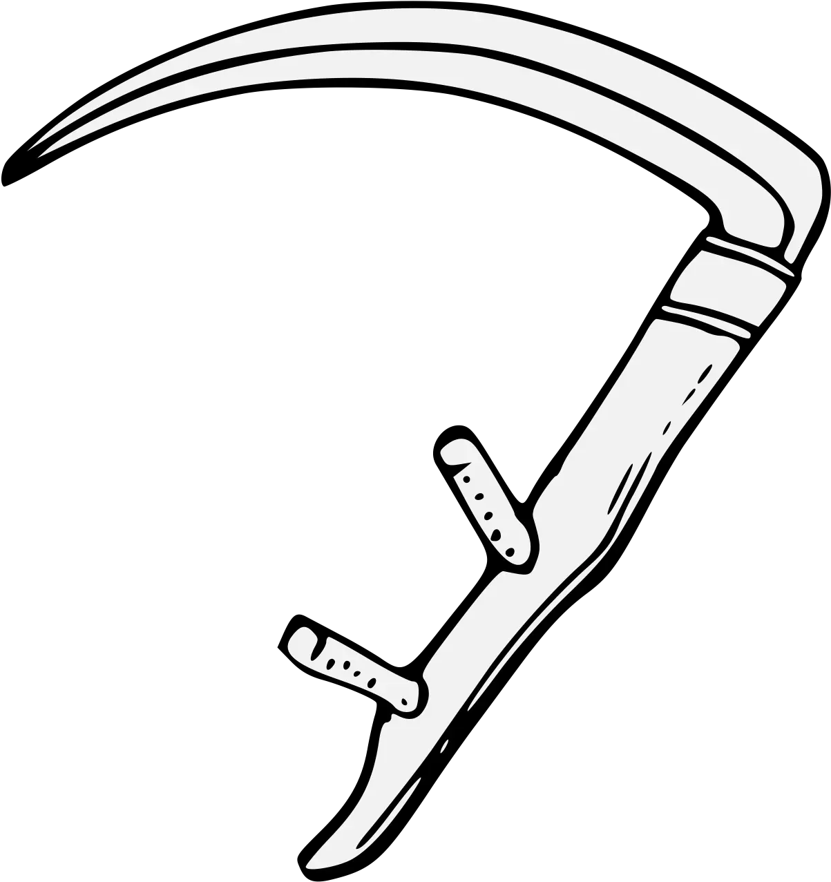 Scythe Transparent White Scythe Png Scythe Png
