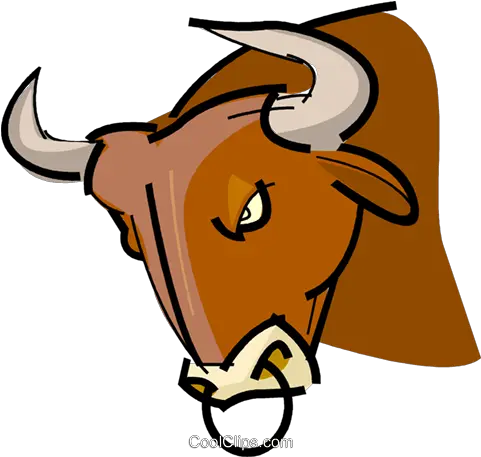 Bull With Nose Ring Royalty Free Vector Clip Art Png Nose Ring Png