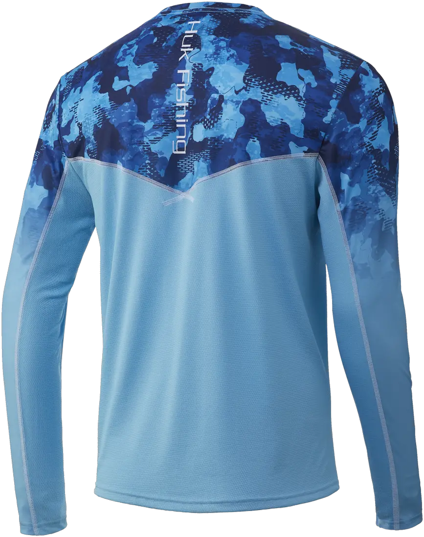 Huk Icon X Refraction Fade Shirt Long Sleeve Png Del Icon