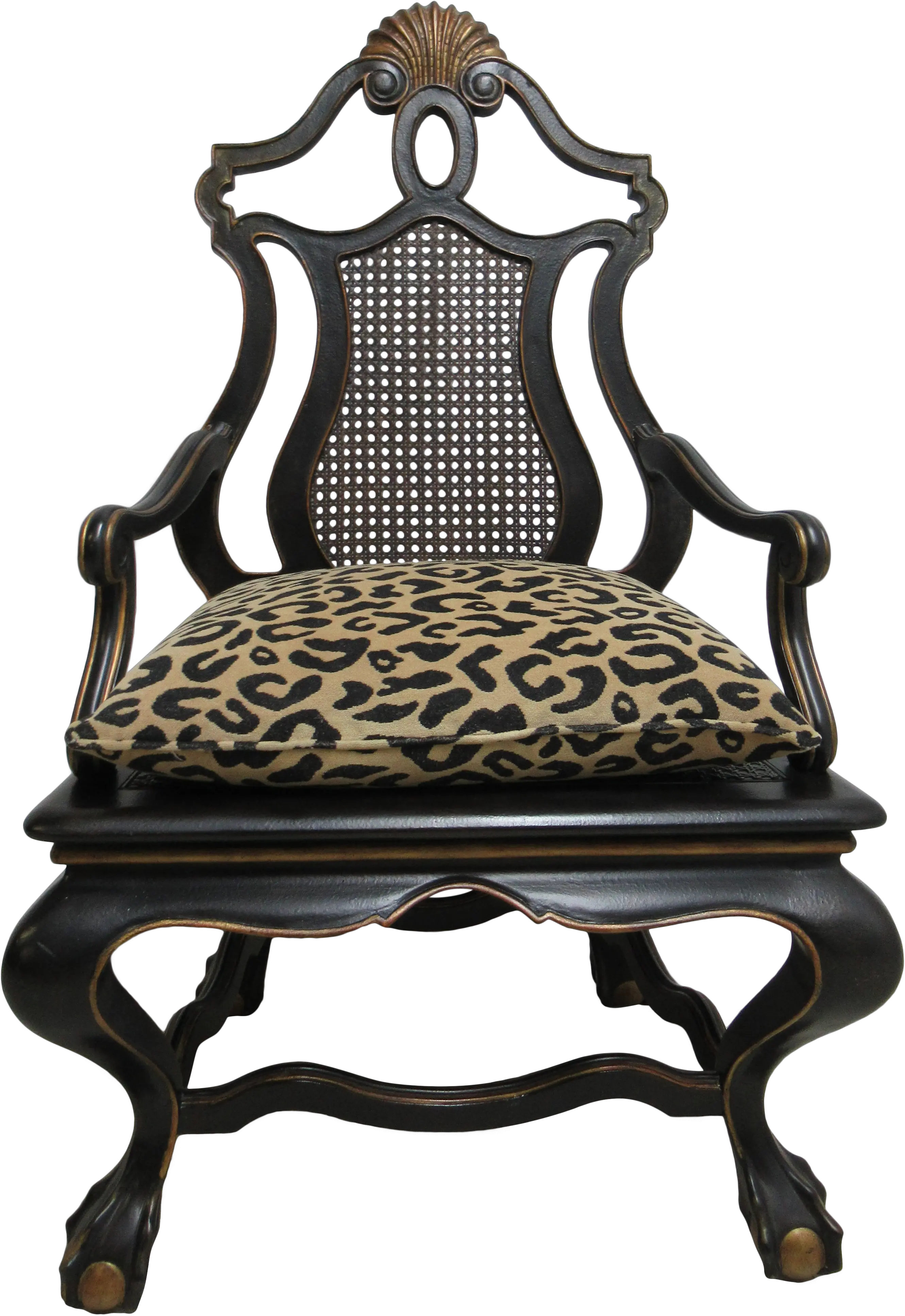 Modern Oversized Maitland Smith Ball Armchair Png Throne Chair Png