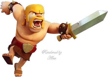 Hd Barbarian Clash Of Clans Png Barbarian Clash Of Clans Clash Of Clans Png