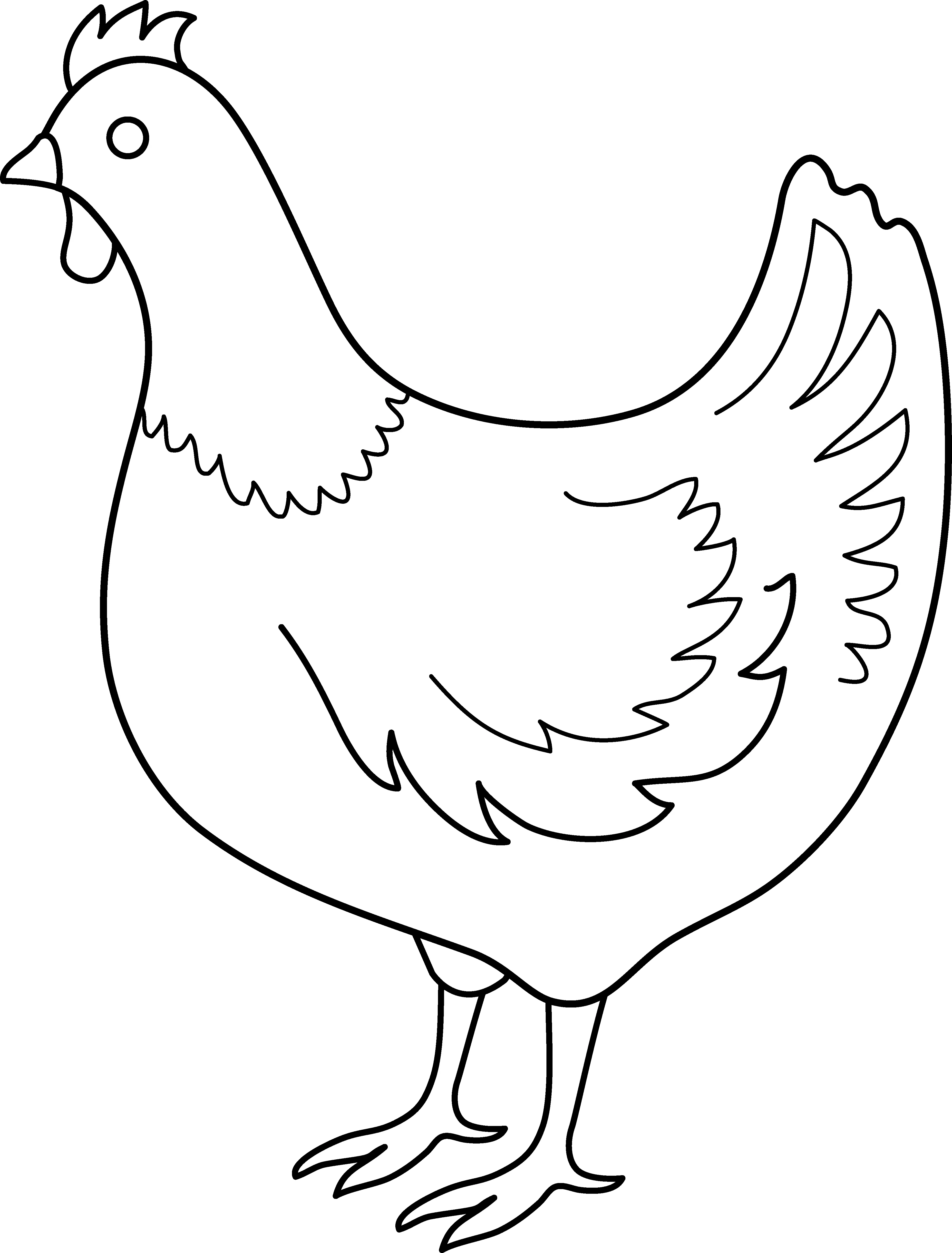 Chicken U2014 Usapeec Latam Hen Clipart Black And White Png Chick Png