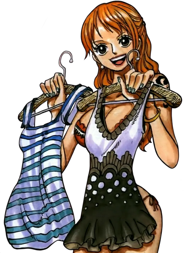 Pin One Piece Nami Manga Colored Png Nami Png