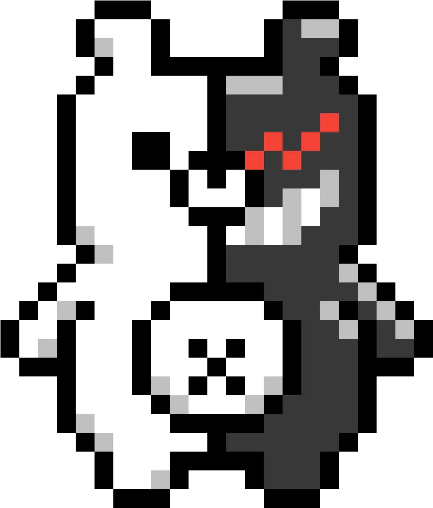 Download Monokuma Png Image With No Pixel Art Monokuma Monokuma Png