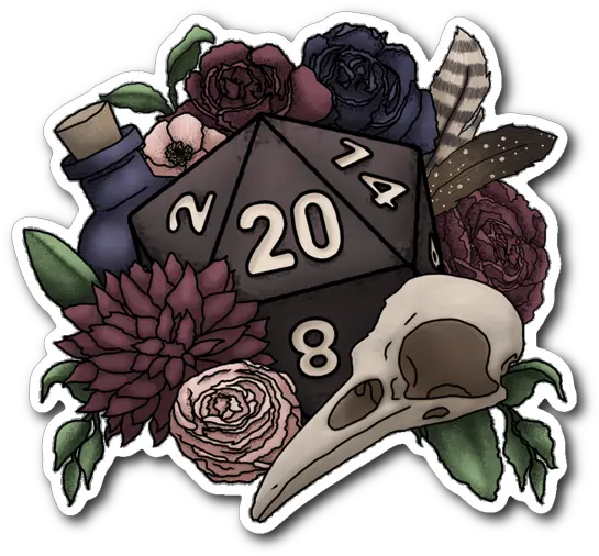 Necromancer D20 Die Bat D20 Png D20 Transparent Background