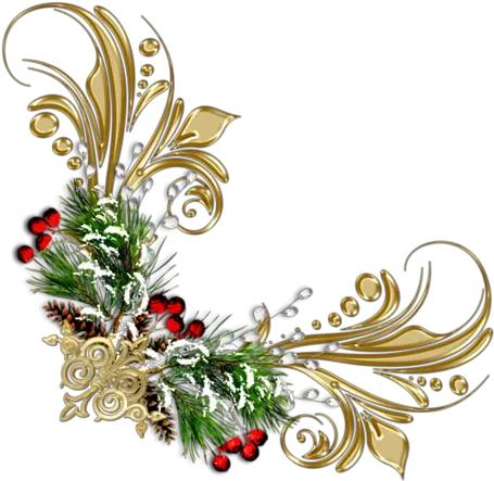 Download Hd Christmas Border 1st Christmas Border Corner Transparent Background Png Corner Png