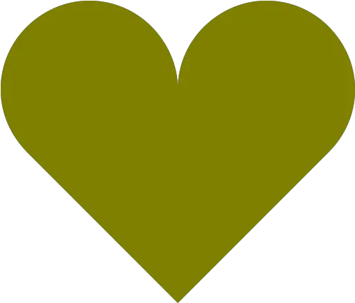 Olive Heart 5 Icon Free Olive Heart Icons Heart Png Green Heart Png