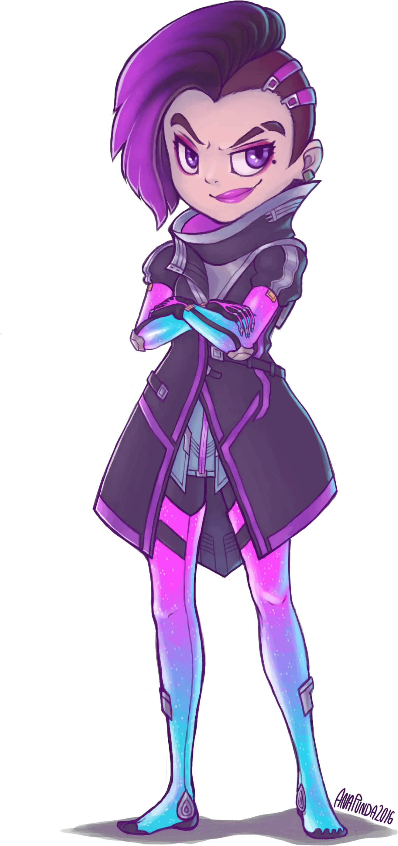 Overwatch Cute Sprays Png Sombra Fan Art Cute Sombra Overwatch Png