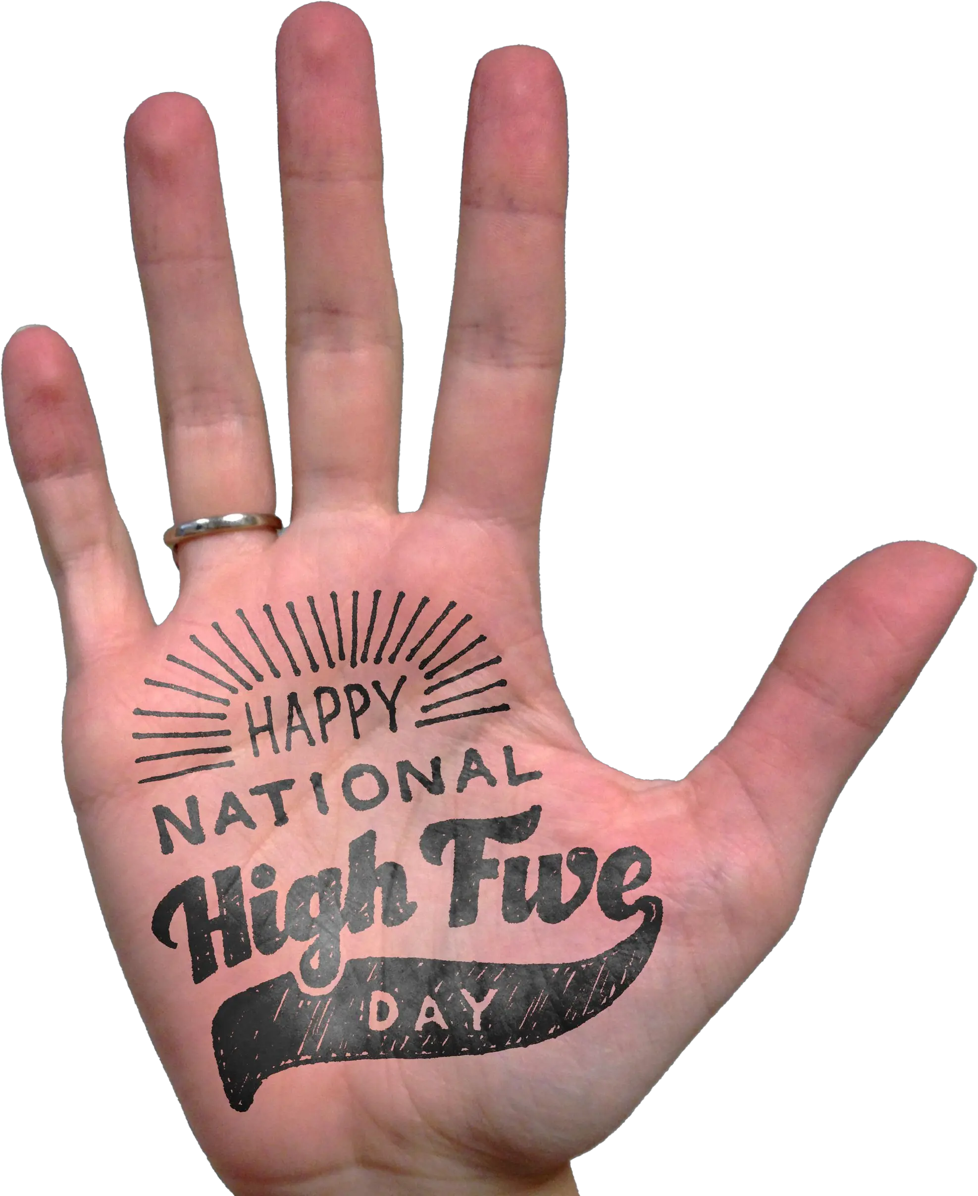 High Five Png Photo Sign Language Thumb Png