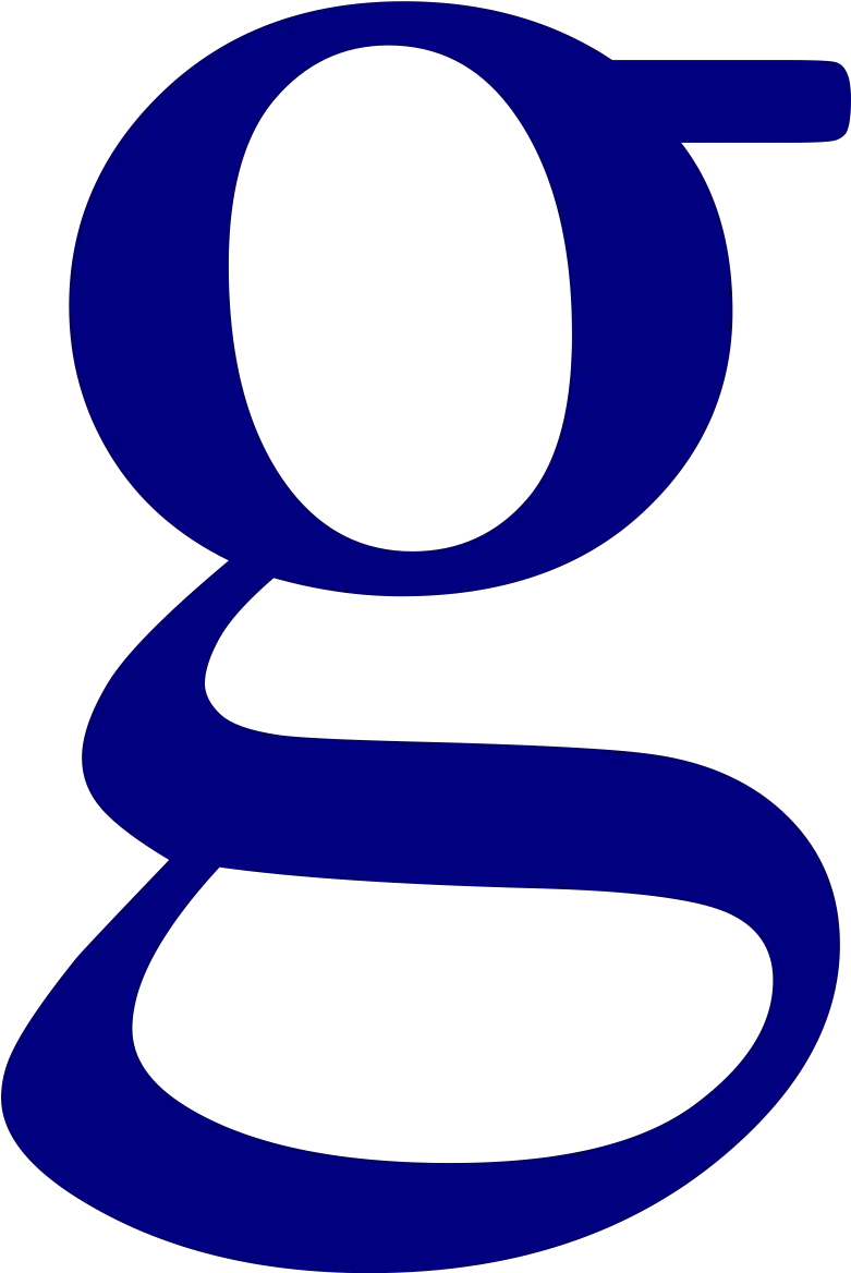 Lowercase Letter Lowercase G Png Vignette Png