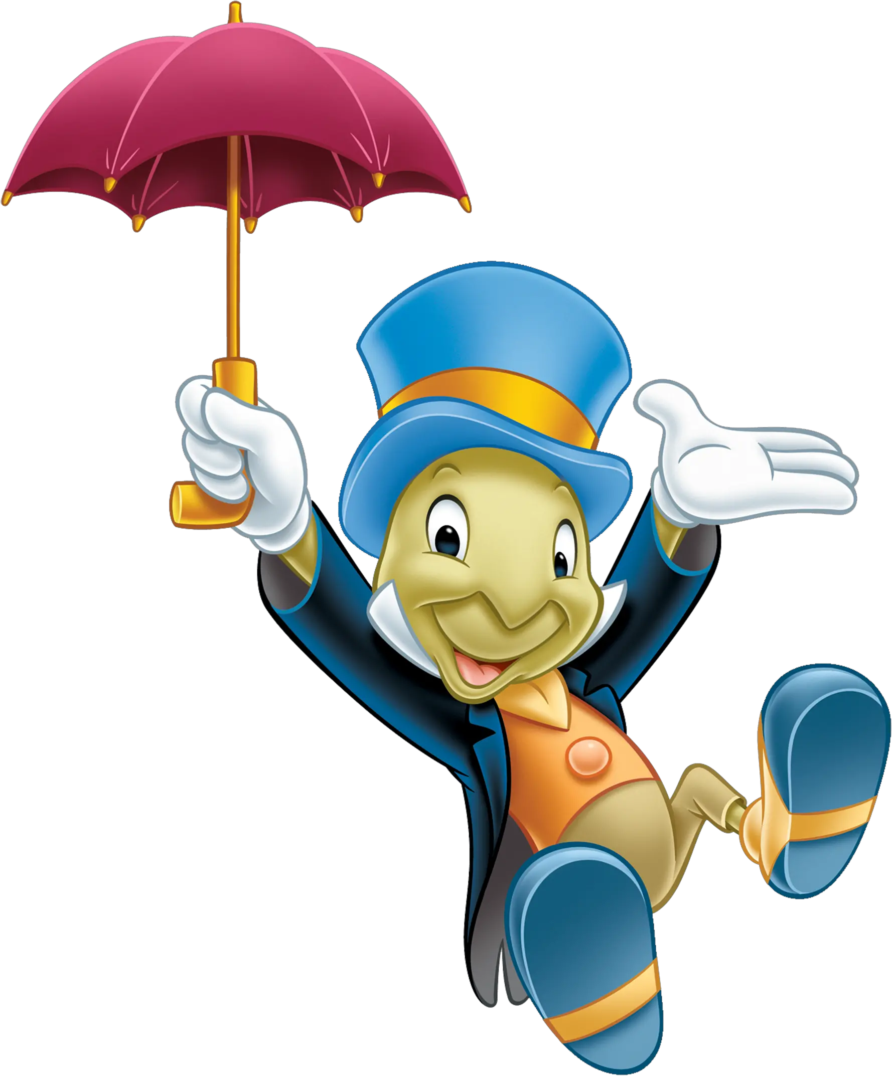 Transparent Pinocchio Jiminy Cricket Png Pinocchio Png