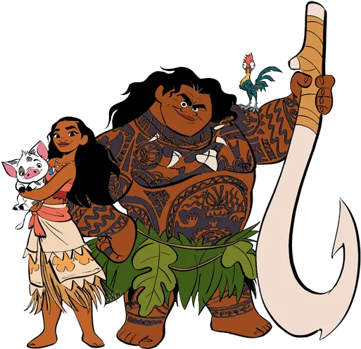 Library Of Moana Jpg Free Images Png Moana And Maui Clipart Moana Transparent Background