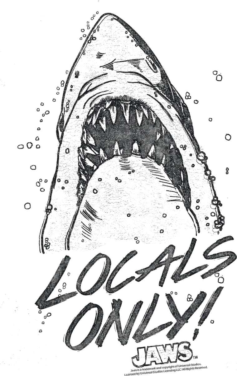 Jaws Locals Only Toddler T Locals Only Png Jaws Png