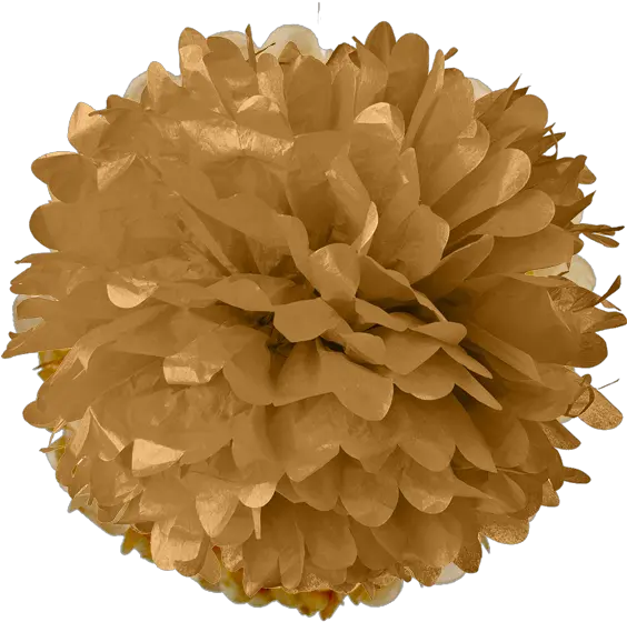 Download Hd Gold Tissue Pom Poms Green Pom Poms Png Pom Pom Png