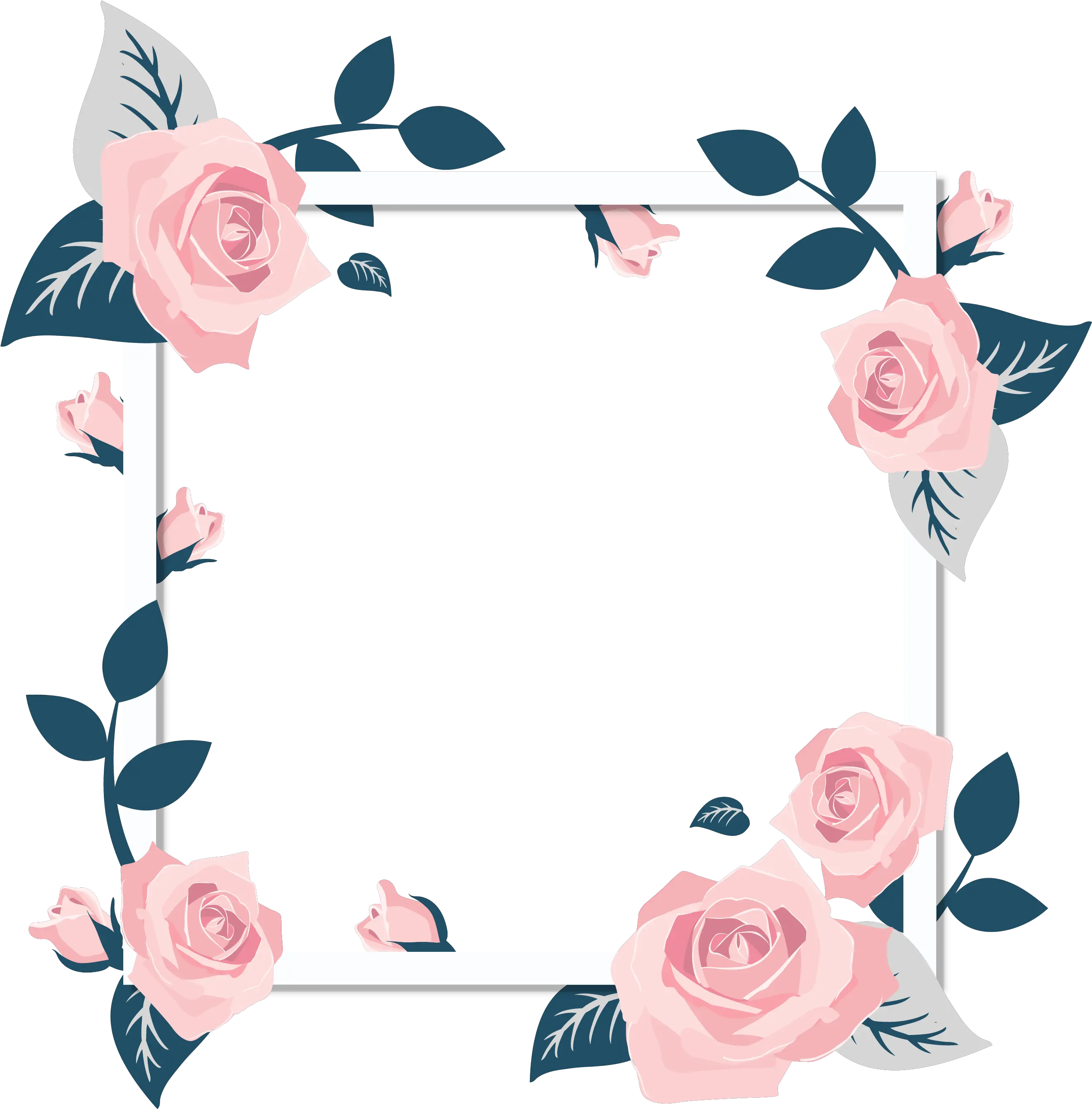 Rose Png Images U2013 A Flower That Speaks Only Frame Flower Png Frame Png Transparent