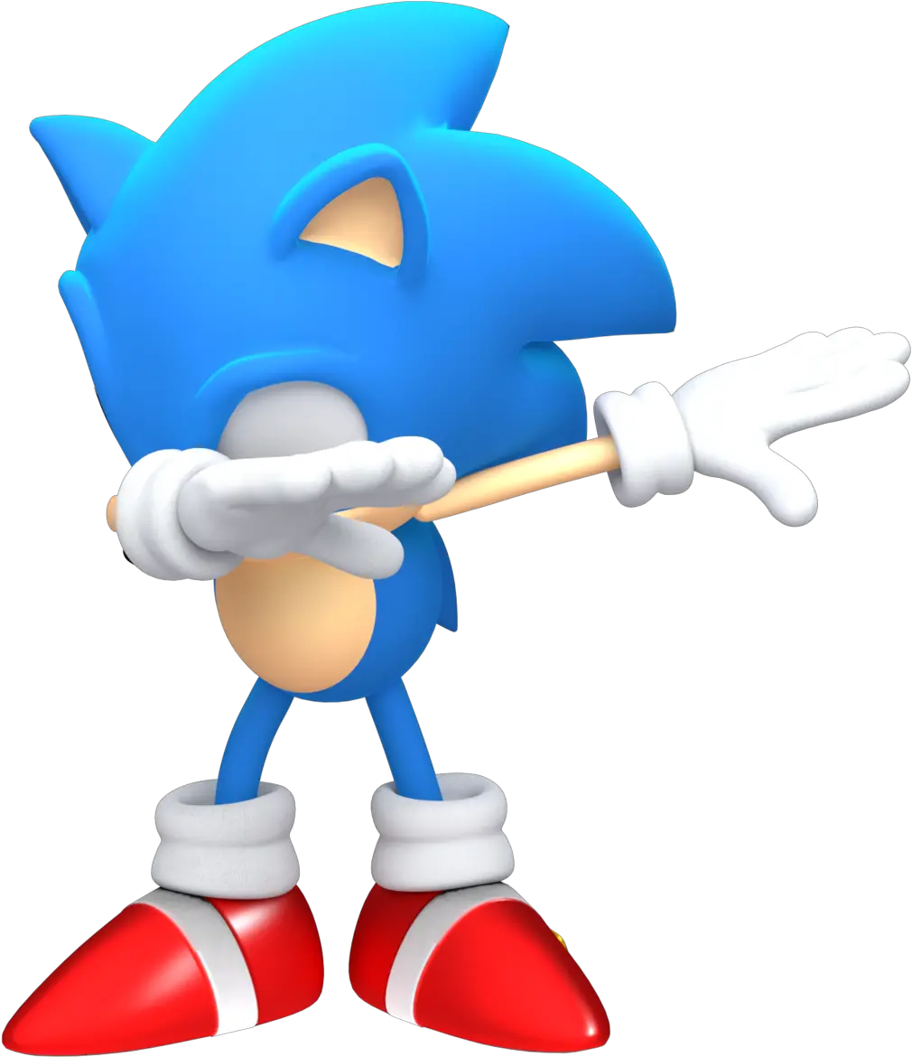 Wallpaper Computer Of Rise Figurine Sonic Dabbing Png Sanic Png