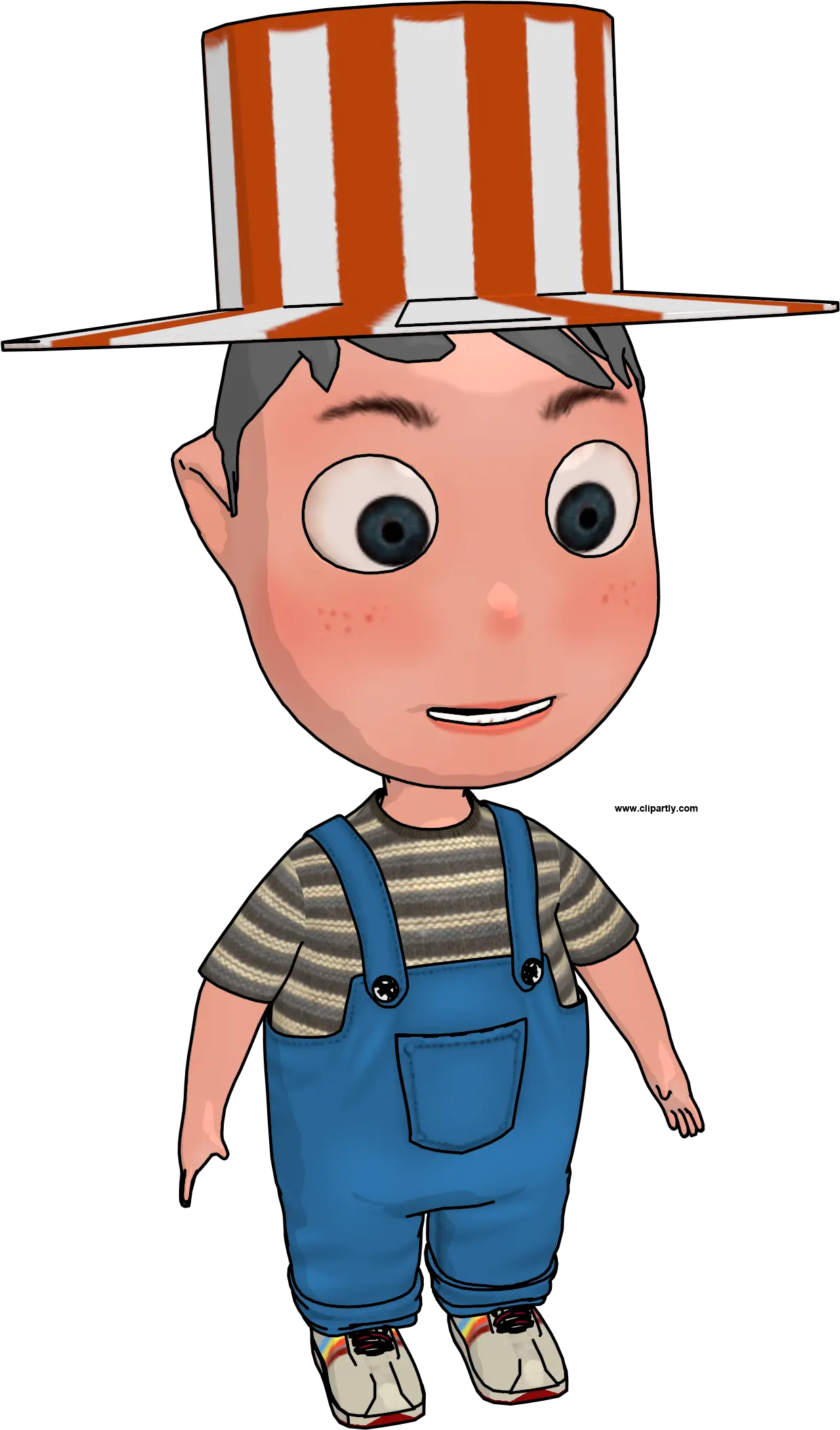 Cartoon Boy With Hat Clipart Png Costume Hat Hat Clipart Png