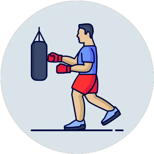 Exercise Boxing Sport Free Icon Iconiconscom Boksen Pictogram Png Boxer Icon