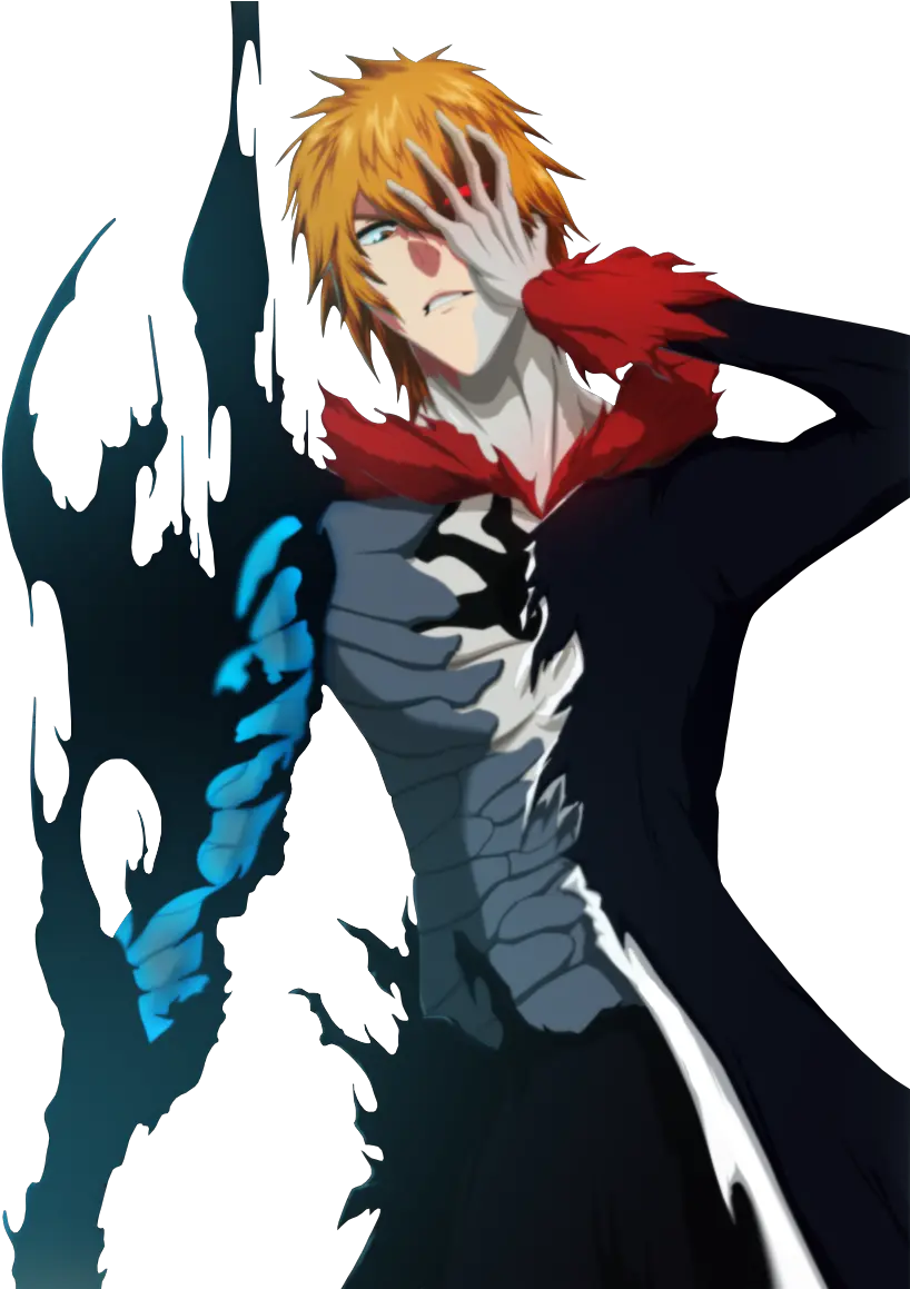 Ichigo Kurosaki Ichigo Quincy Hollow Shinigami Png Bleach Png