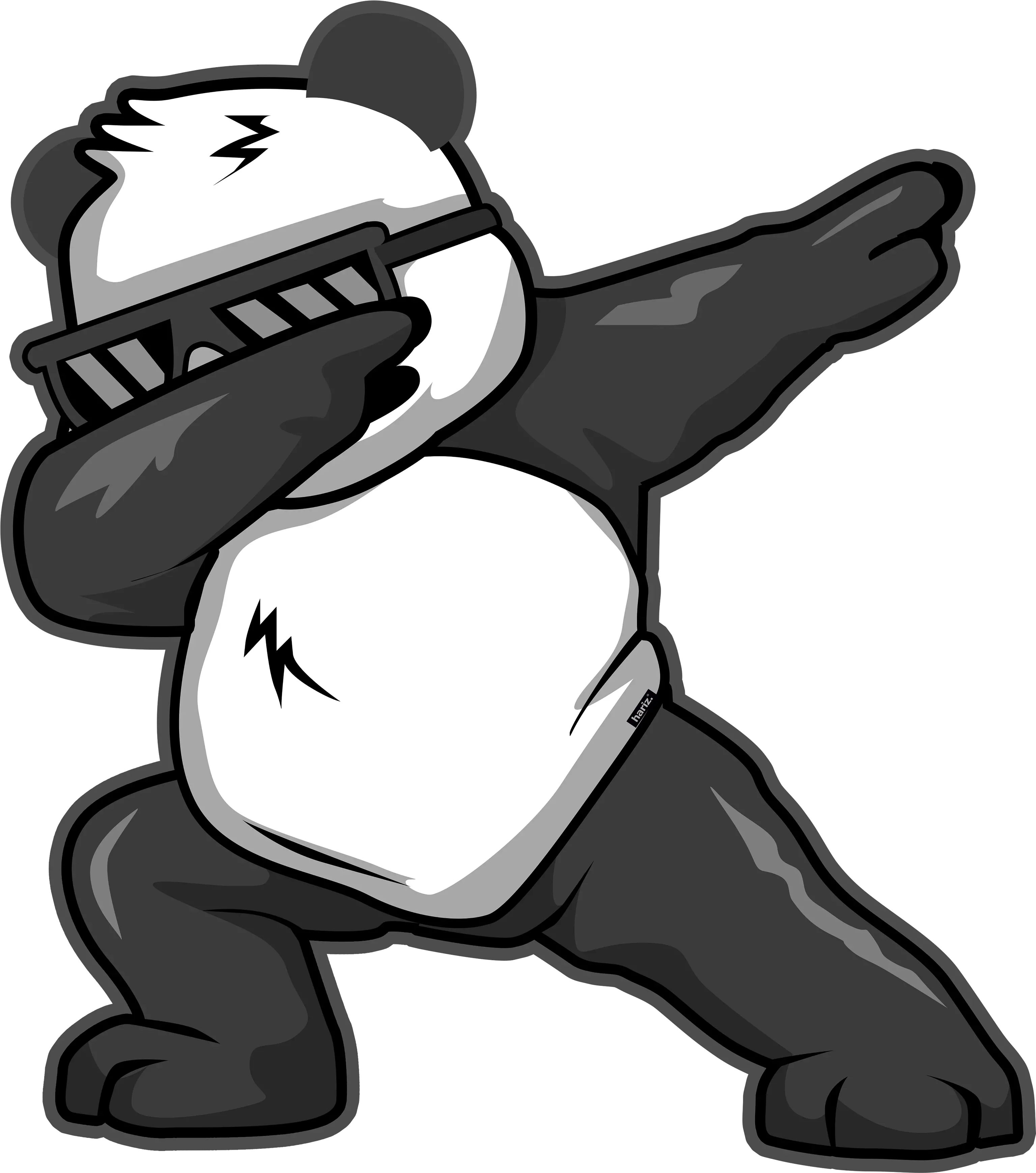 Download Panda Dab Png Draw A Panda Doing Dab Dab Png