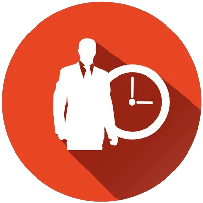 Transparent Png Svg Vector File Clock Red Icon Png Red Clock Icon