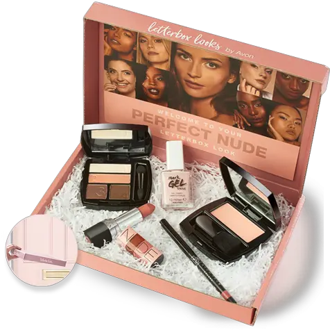 Become A Representative Avon Nude Letterbox Look Png Letterbox Png