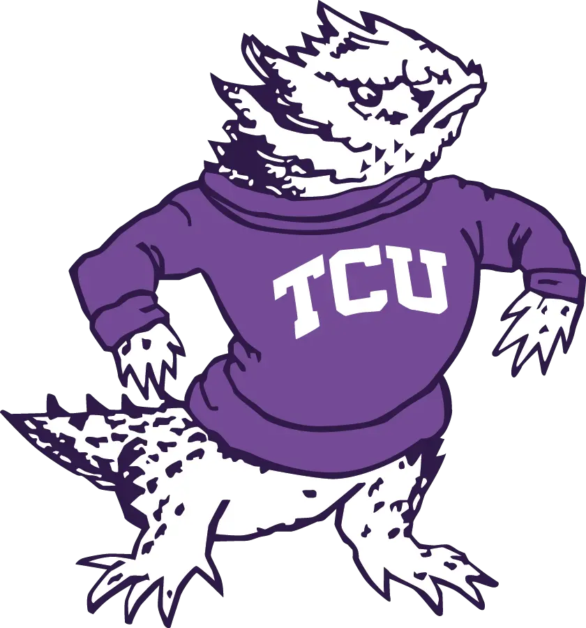 Logo 3 By Nathaniel Vintage Tcu Horned Frog Png Tcu Logo Png