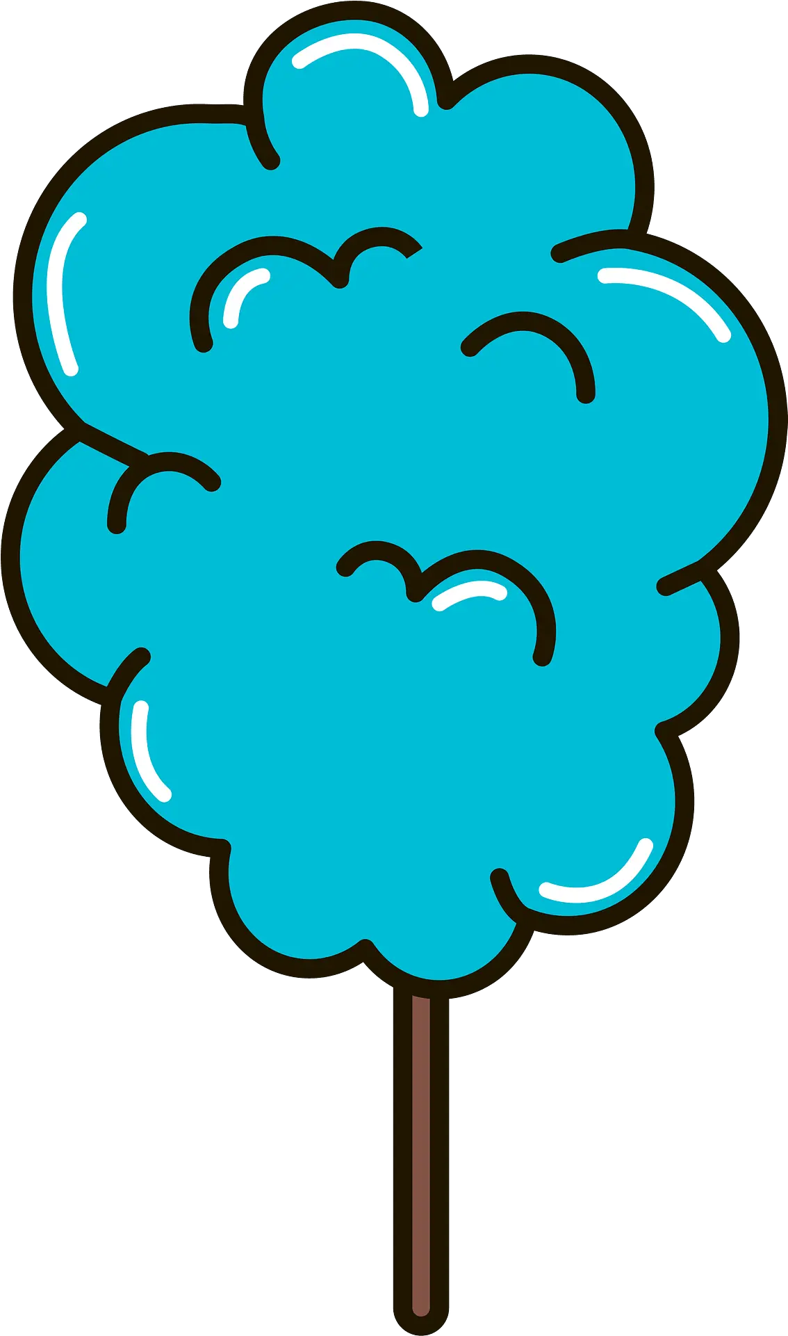 Cotton Candy Clipart Dot Png Cotton Candy Transparent