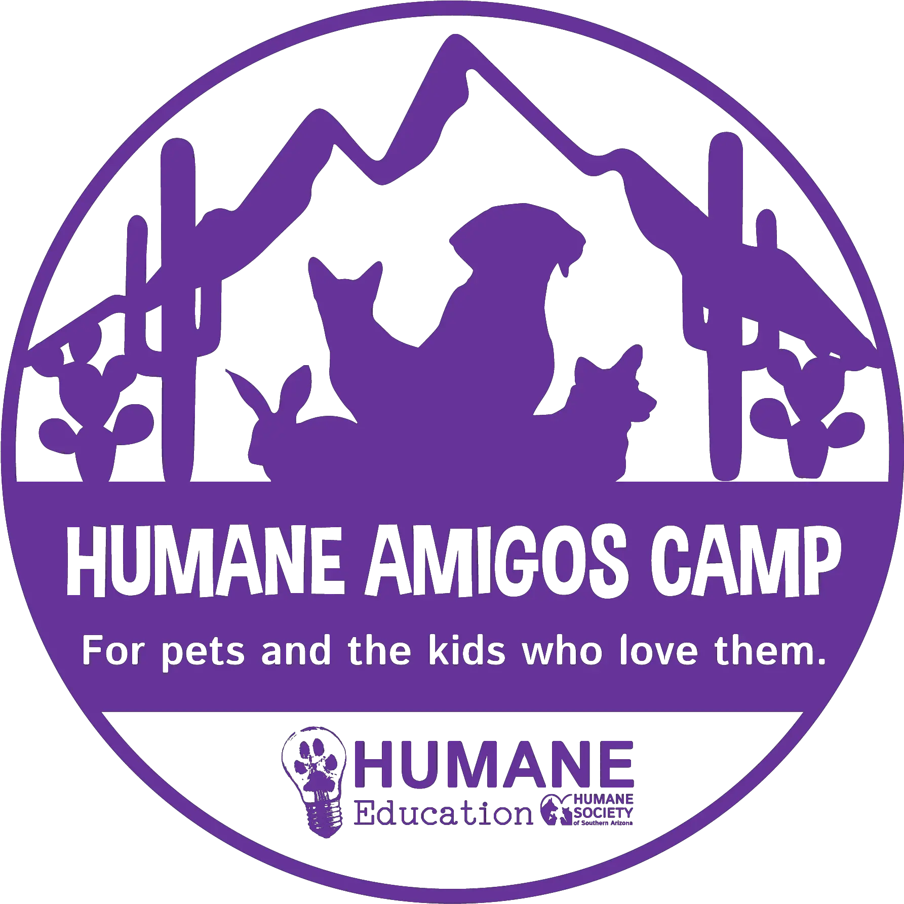 Hssa Camps Humane Society Of Southern Arizona Circle Png Camp Logo