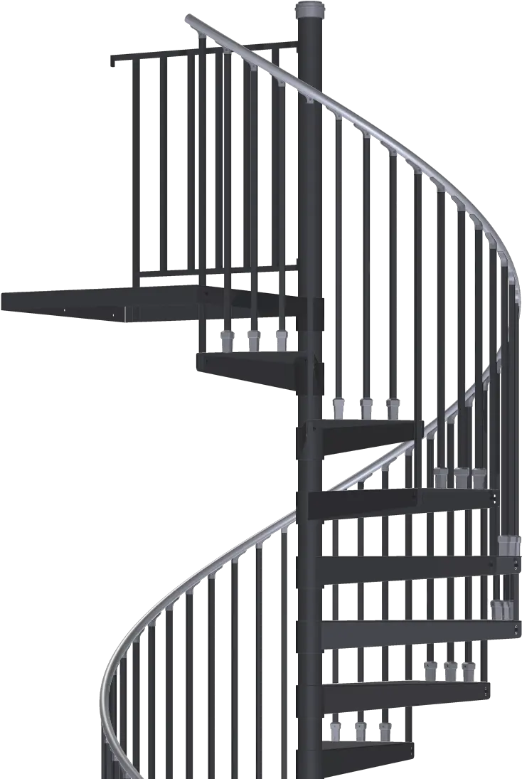 Indoor Stair Kits Checker Plate Steel Spiral Staircase Png Stair Png