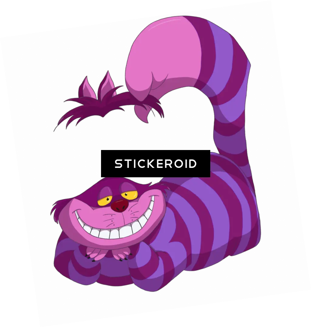 Cheshire Cat Alice Cartoons In Purple Cat From Alice In Wonderland Png Cheshire Cat Png