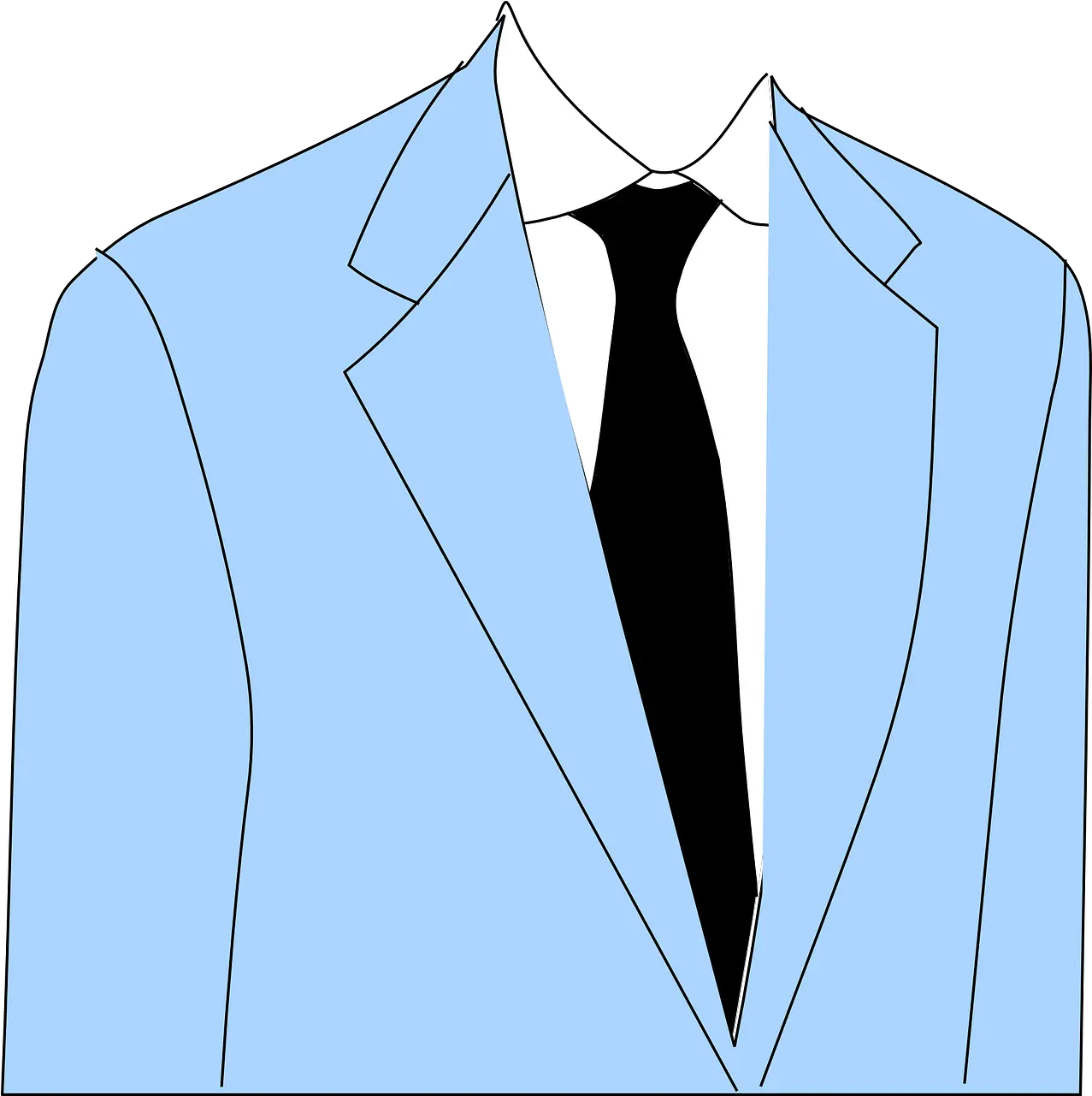 Jacket Blue Tie Transparent Suit Clipart Png Suit And Tie Png