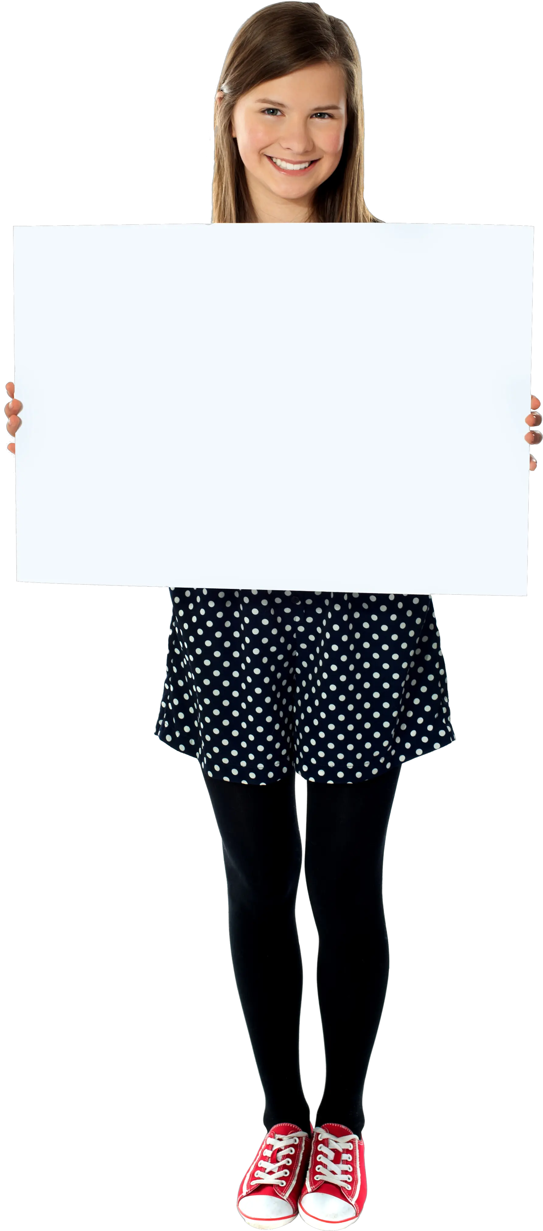 Download Girl Holding Banner Png Image For Free Person Holding A Poster Banner Png