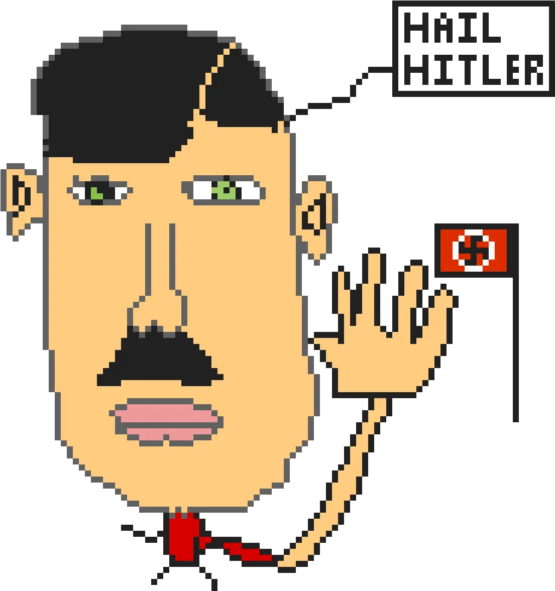 Pixilart Drawing Of Hitler Png Hitler Face Png