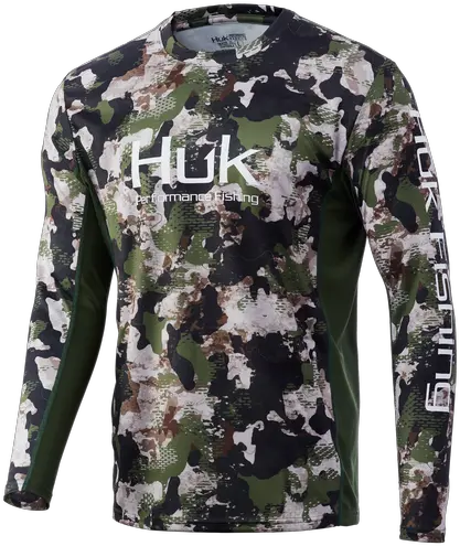 Huk Icon X Refraction Camo Hoodie Huk Icon X Refraction Camo Hoodie Png Under Armor Icon