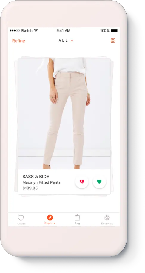 Help People Explore Their Fashion Style Screenshot Png Swipe Png