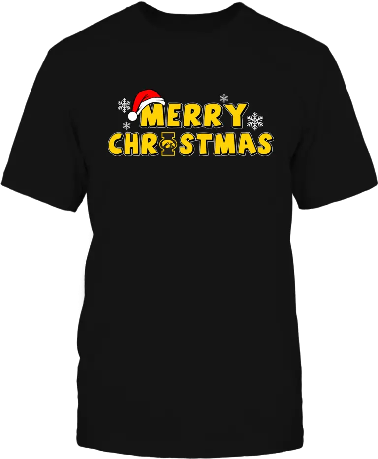Iowa Hawkeyes Active Shirt Png Merry Christmas Logo