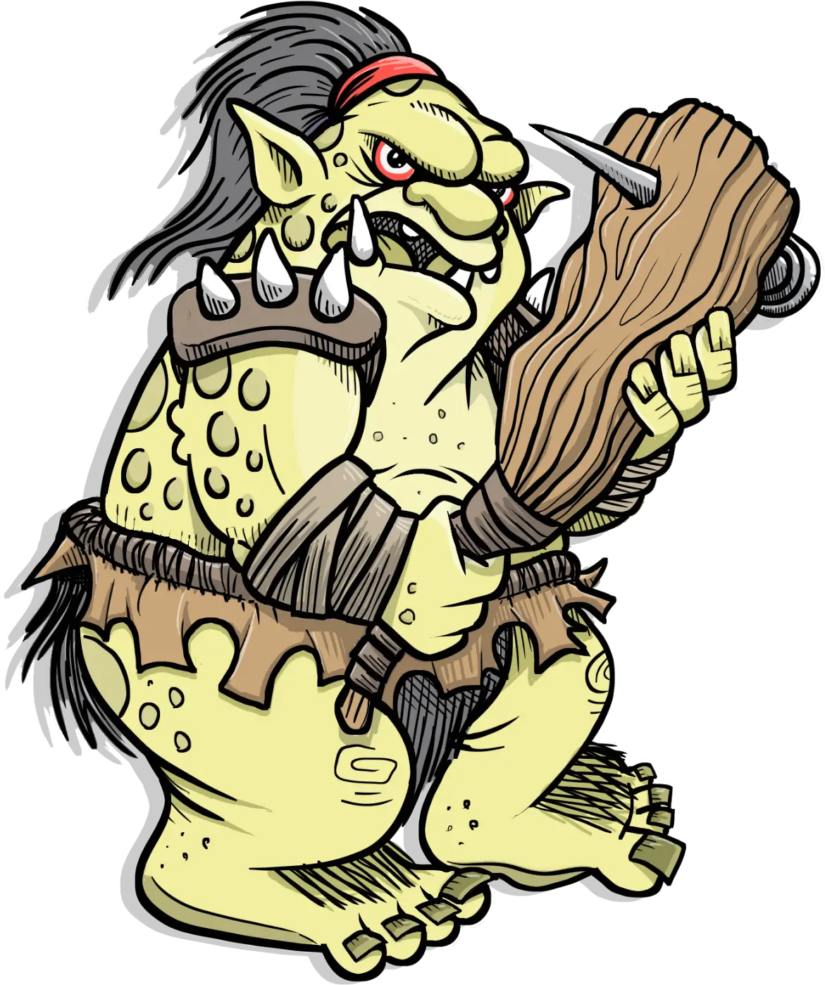 Orc Clipart Troll Bridge Revenge Of The Blood Thirsty Troll Png Cartoon Orc Png