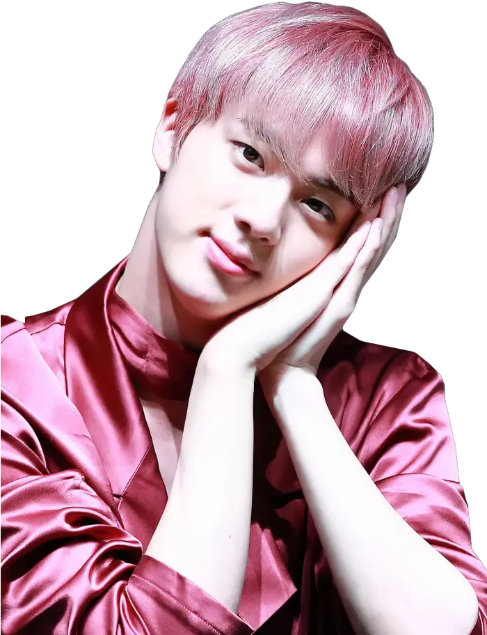 Jin Bts Jin Pink Princess Png Jin Png