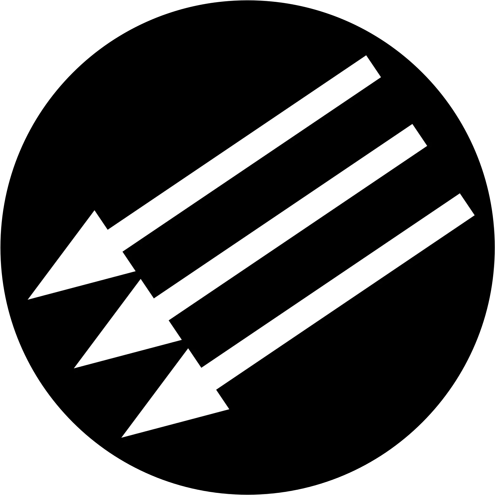 Fileantifascist Circle Bwsvg Wikipedia 3 Arrows Symbol Png Quora Logo